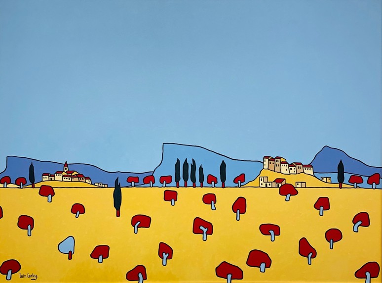 'One Village Looked Over the Other' by artist Iain Carby